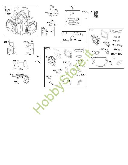G - Volano, comandi, cablaggio, alternatore, dispositivo di avviamento B&S - 40 €¦ 40R577-0002-H1 brand Stihl